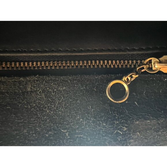 Vintage 90s Coach Black Willis crossbody satchel preppy bag J9C-9927 gold - Picture 16 of 16